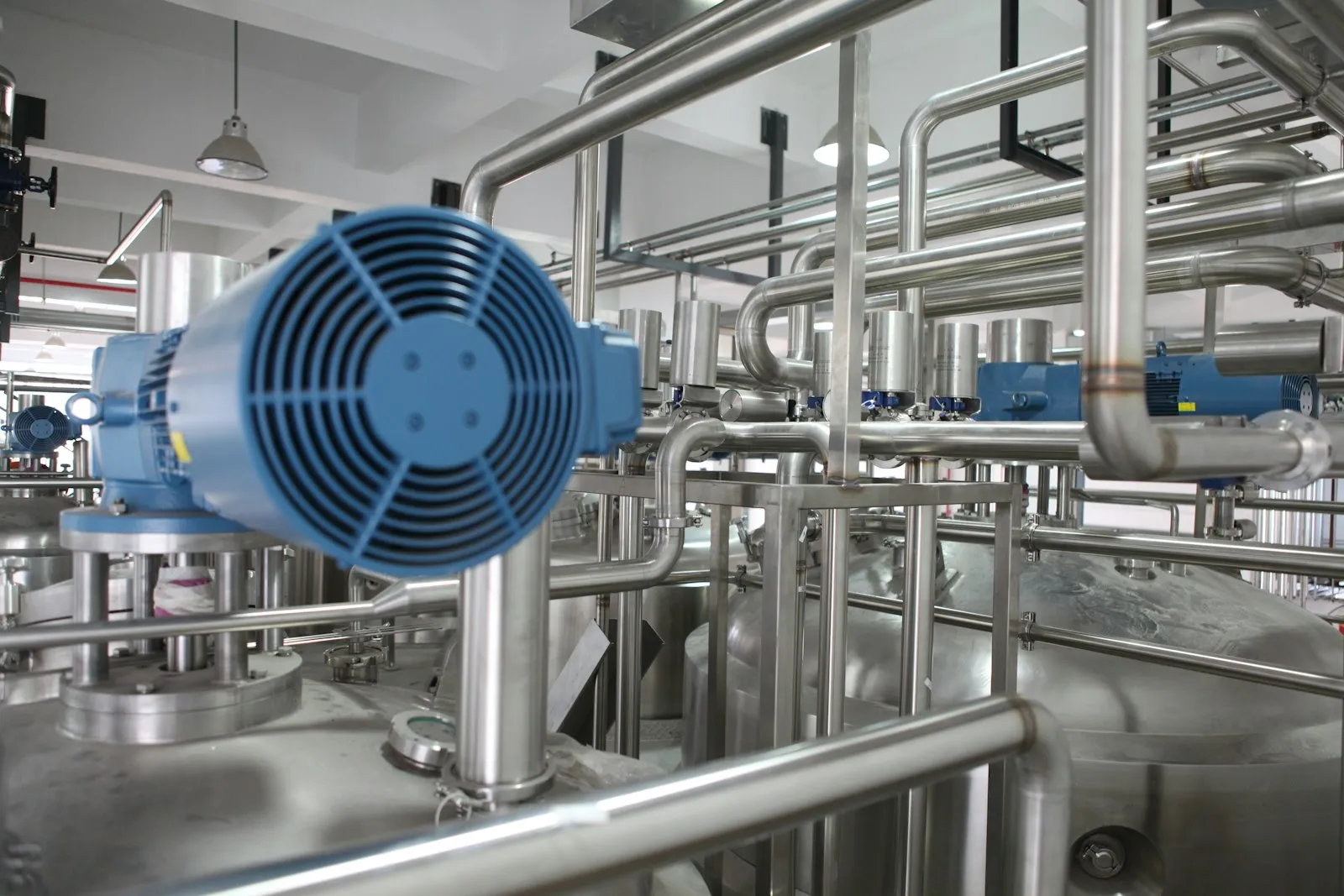 Stainless sanitary process piping